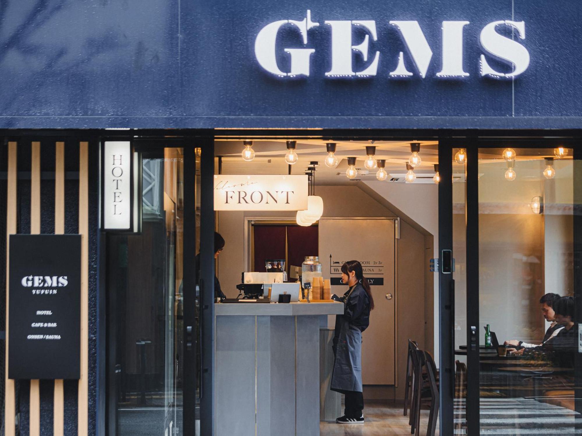 Gems Yufuin Hotel And Spa Cafe Bar Kültér fotó